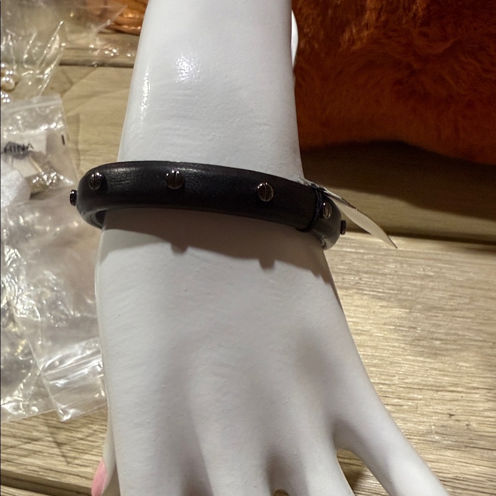 Black Studded Bracelet